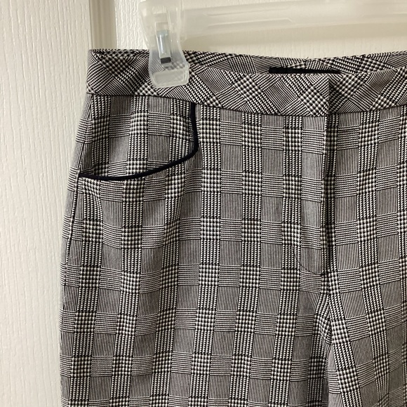 Pink Tartan Women’s Pants Trousers Plaid Cropped Career Office Women's Size 4 - Picture 5 of 13